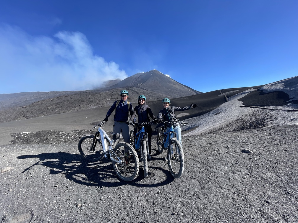 Etna Active Craters - View of Top Craters