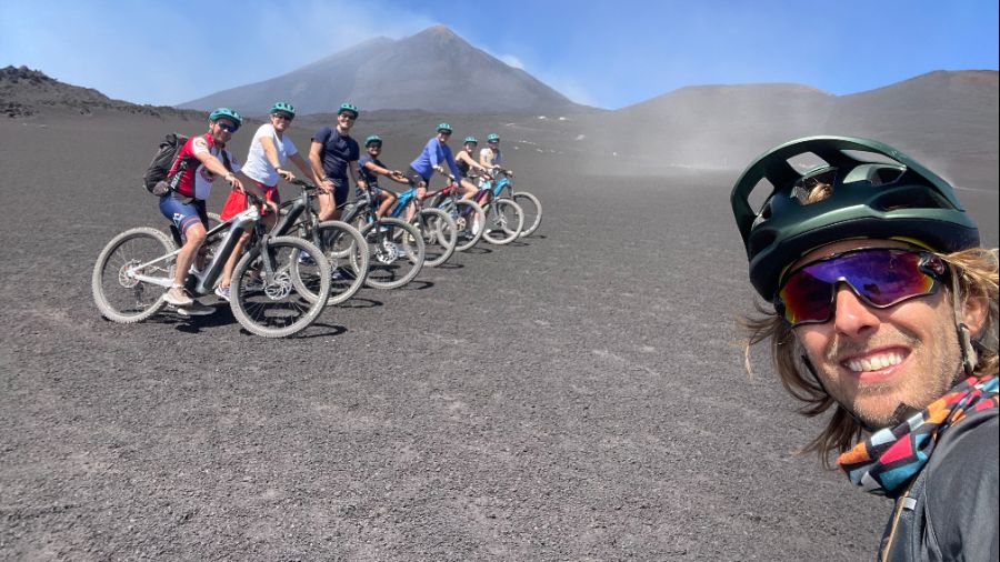 Etna Summit Craters Etna Summit Craters - all aligned on the way down