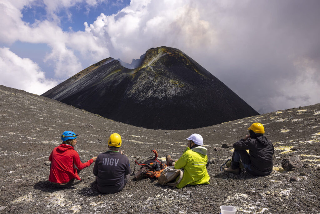 Top of Etna - Boris Bencke and INGV
