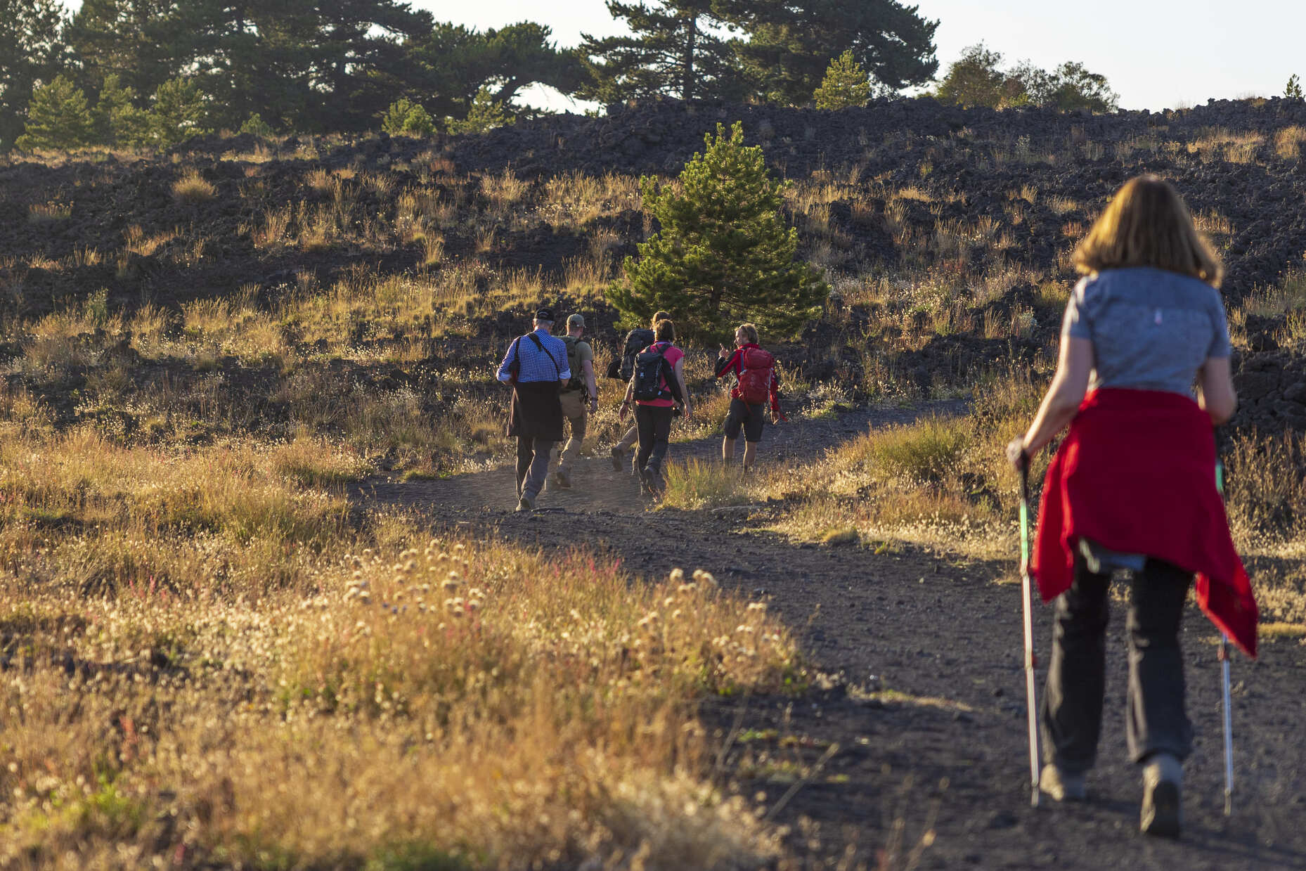 Mount Etna Sunset trekking - Walkng the hike od Sunset excursion Mount Etna Sunset trekking - Walkng the hike od Sunset excursion